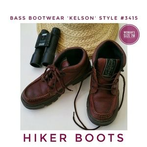 G.H. Bass & Co. Leather Hiker Boots Women's Size 7